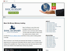 Tablet Screenshot of bbinarytrading.com